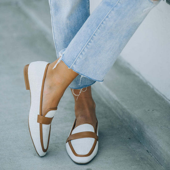 Spring And Autumn Round Head Loafers